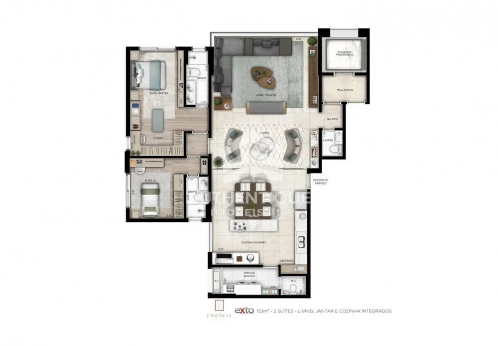 Apartamento, 3 quartos, 263 m² - Foto 3