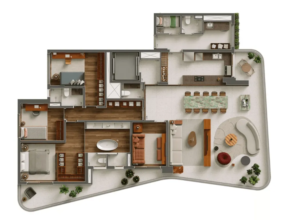 Apartamento, 4 quartos, 225 m² - Foto 9