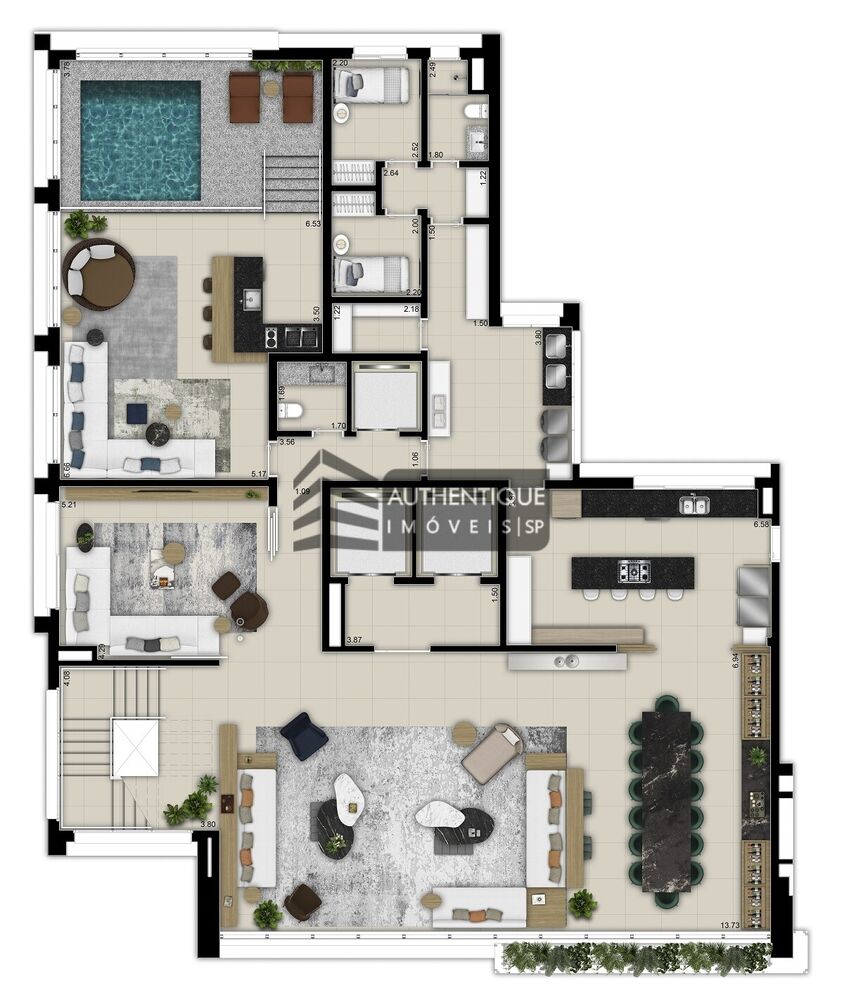 Apartamento, 3 quartos, 277 m² - Foto 35