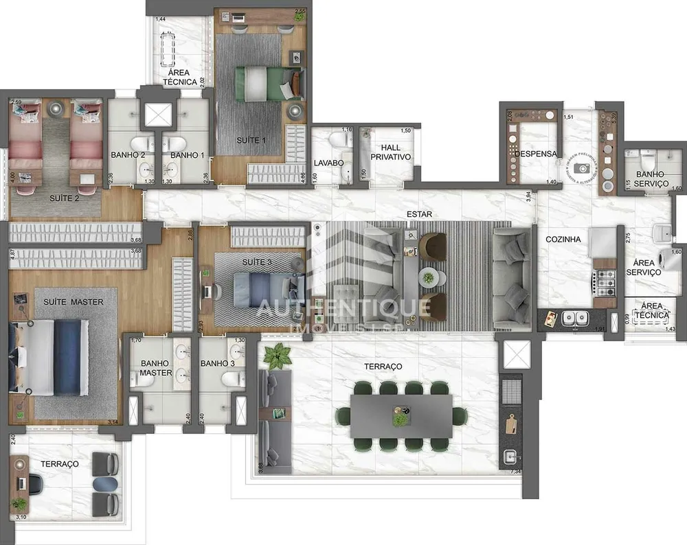 Apartamento, 4 quartos, 138 m² - Foto 16