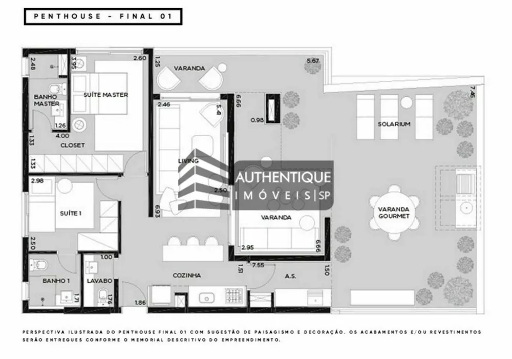 Cobertura, 3 quartos, 138 m² - Foto 4