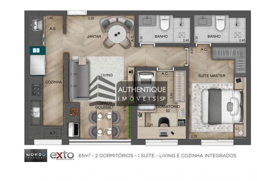 Apartamento, 3 quartos, 82 m² - Foto 17