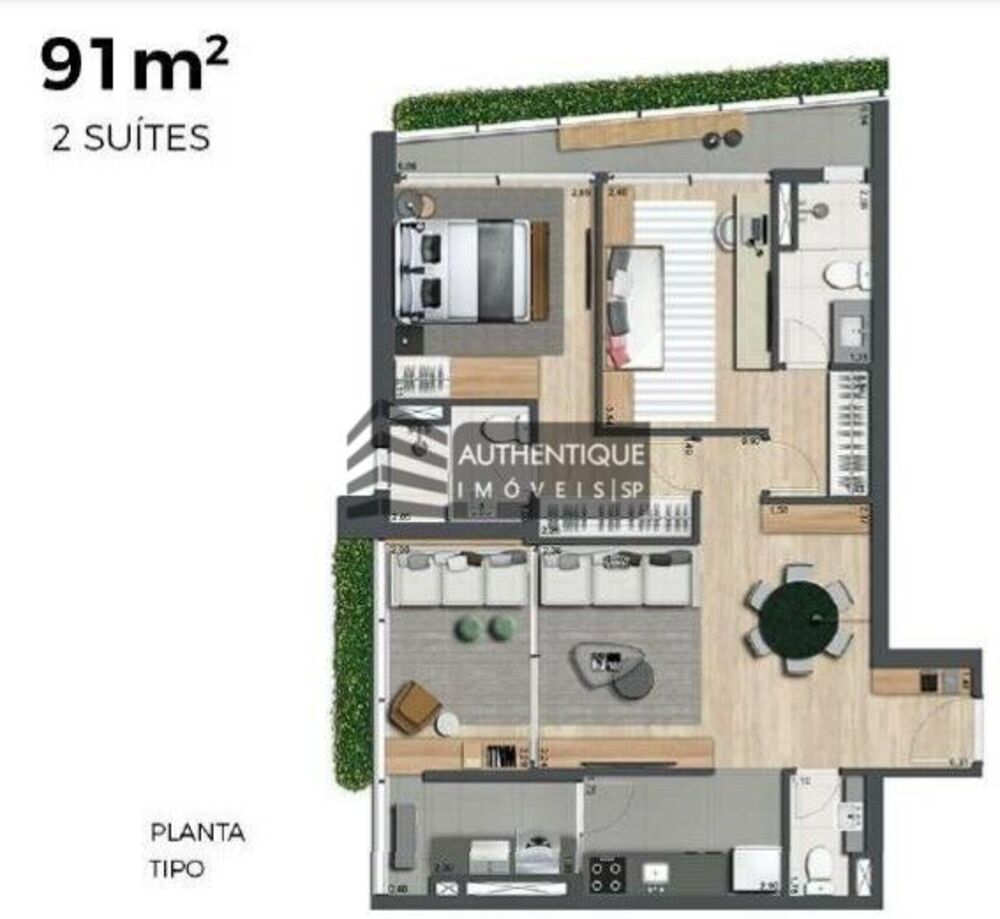 Apartamento, 2 quartos, 91 m² - Foto 15