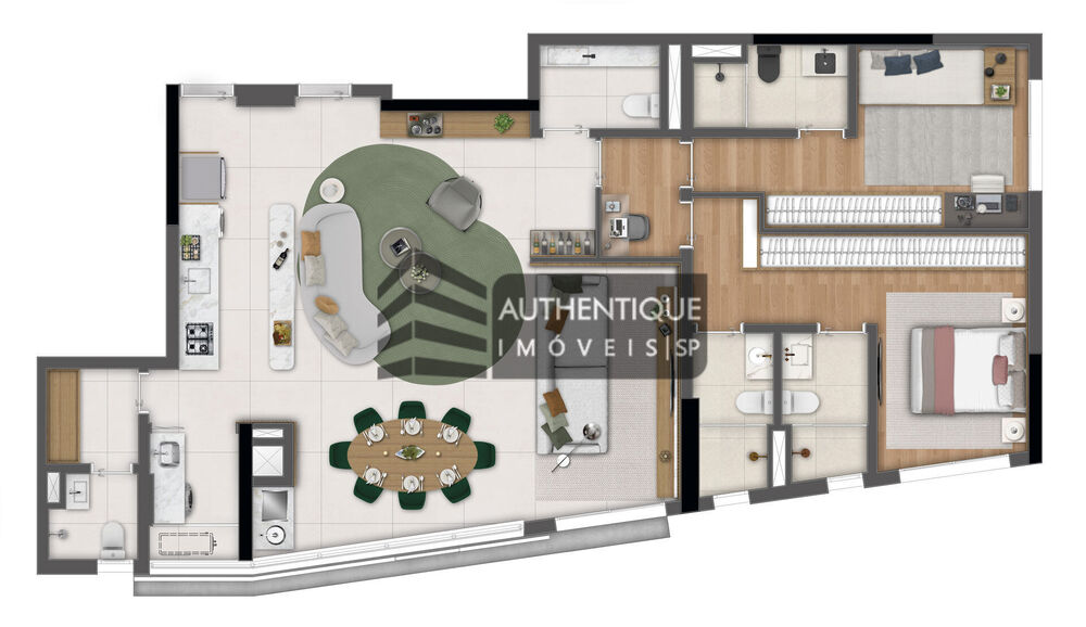 Apartamento, 3 quartos, 121 m² - Foto 4