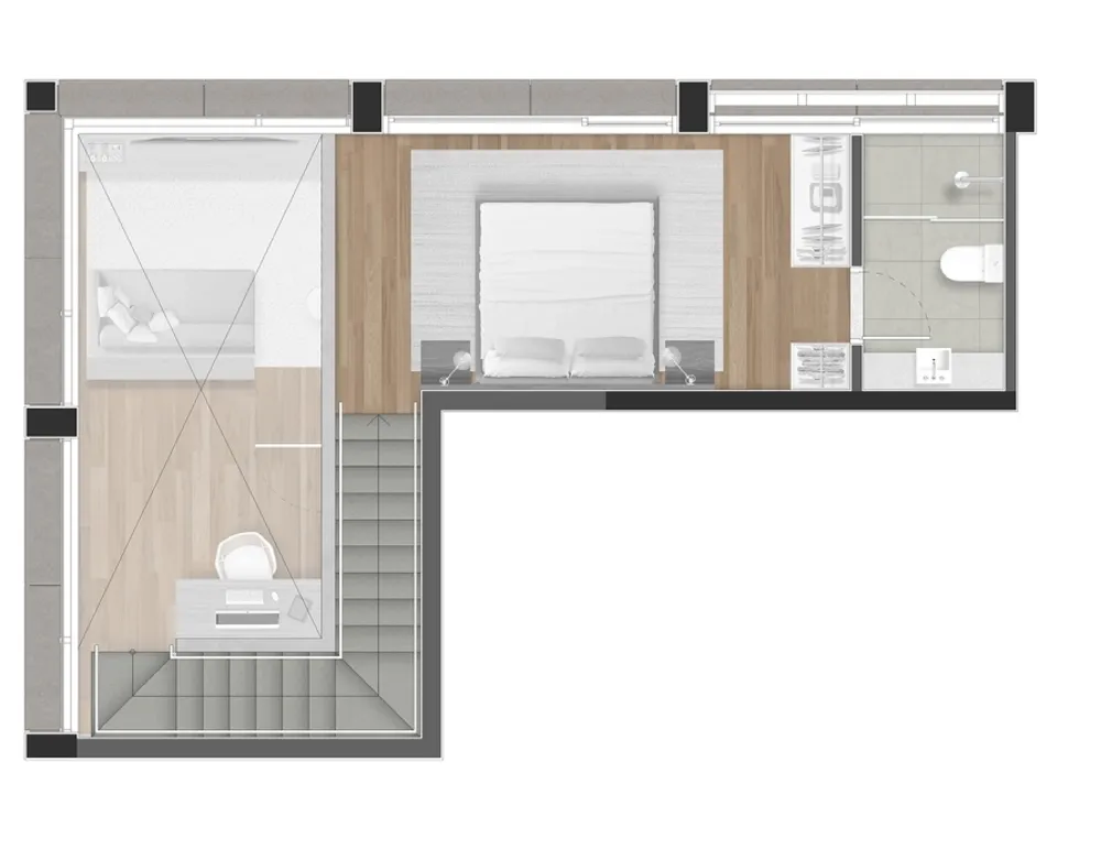 Apartamento, 1 quarto, 115 m² - Foto 8