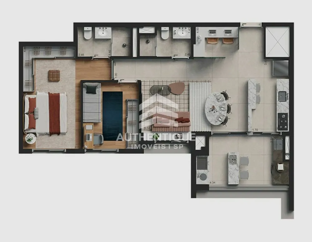 Apartamento, 3 quartos, 83 m² - Foto 14