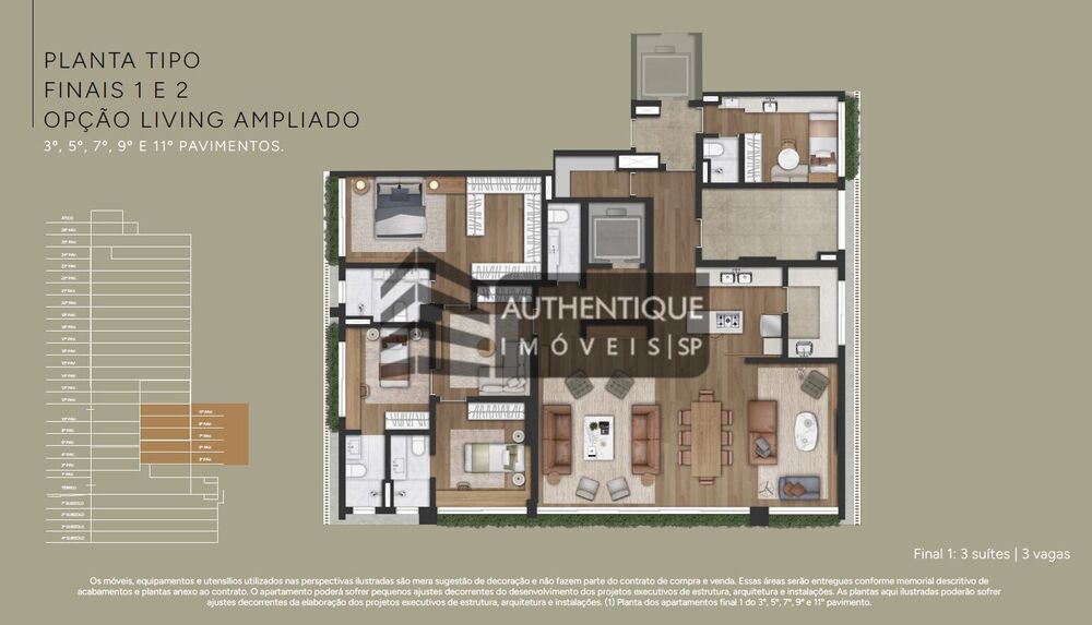 Apartamento, 3 quartos, 211 m² - Foto 19
