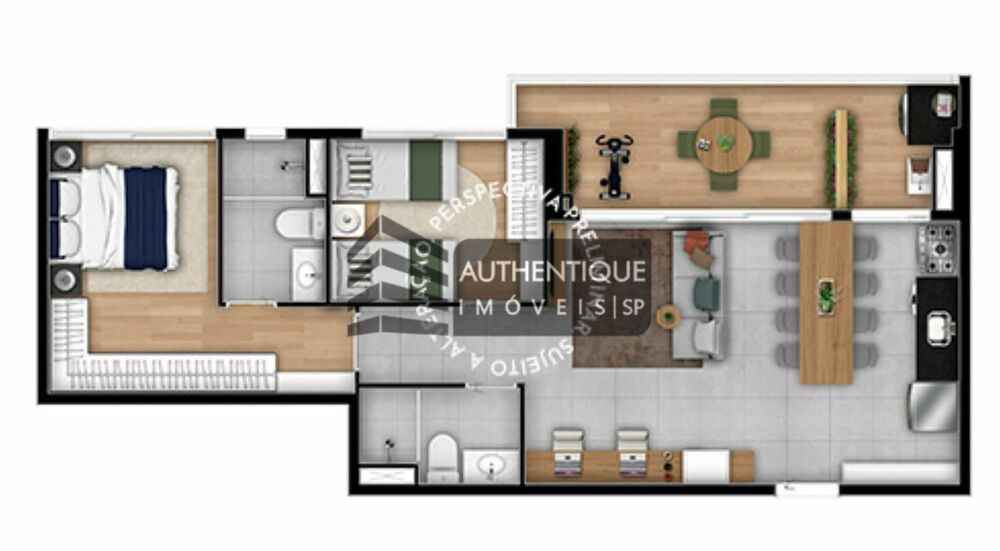 Apartamento, 3 quartos, 123 m² - Foto 1