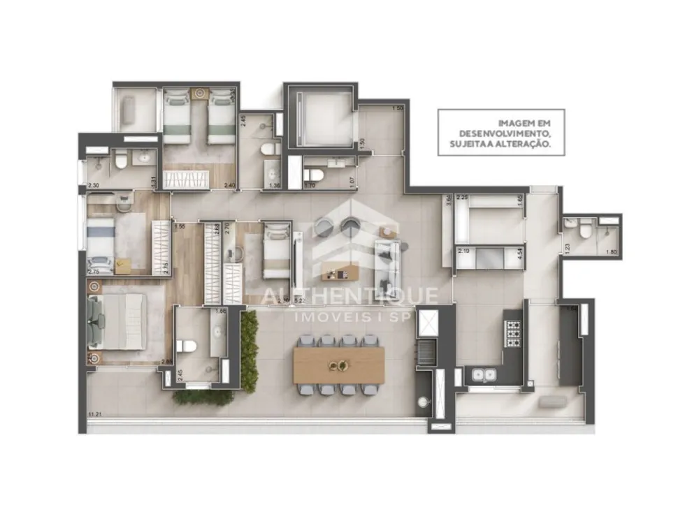 Apartamento, 4 quartos, 157 m² - Foto 10
