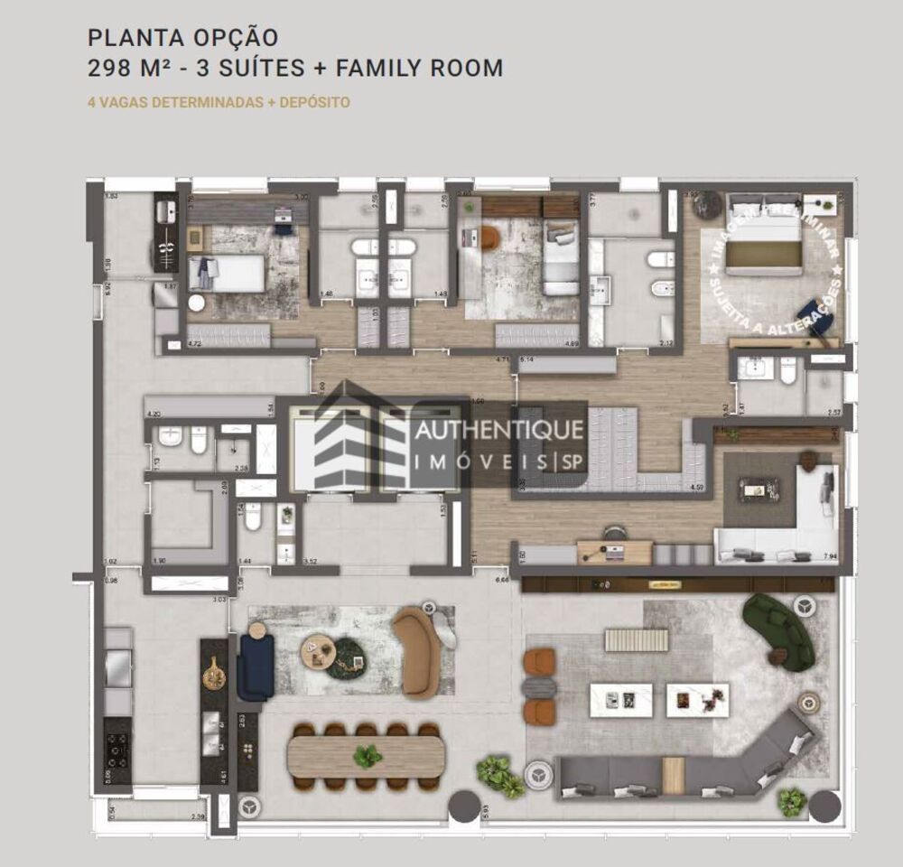 Apartamento, 3 quartos, 240 m² - Foto 8