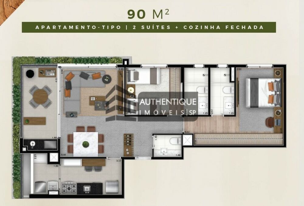 Apartamento, 2 quartos, 145 m² - Foto 15