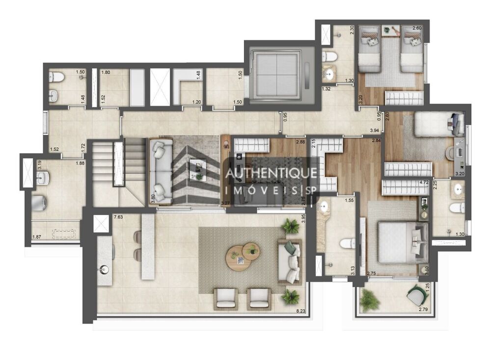 Apartamento, 4 quartos, 159 m² - Foto 3