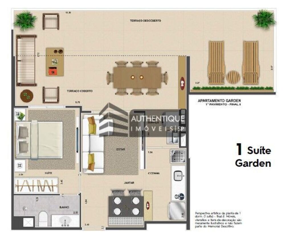 Apartamento, 1 quarto, 48 m² - Foto 22