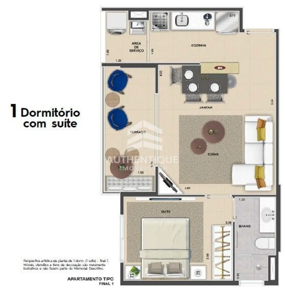 Apartamento, 1 quarto, 48 m² - Foto 32