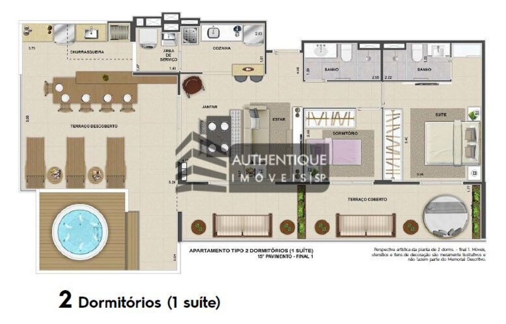 Apartamento, 1 quarto, 48 m² - Foto 19