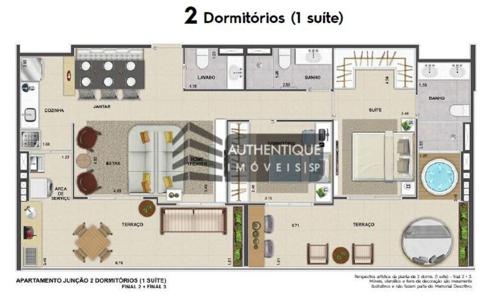 Apartamento, 1 quarto, 48 m² - Foto 21