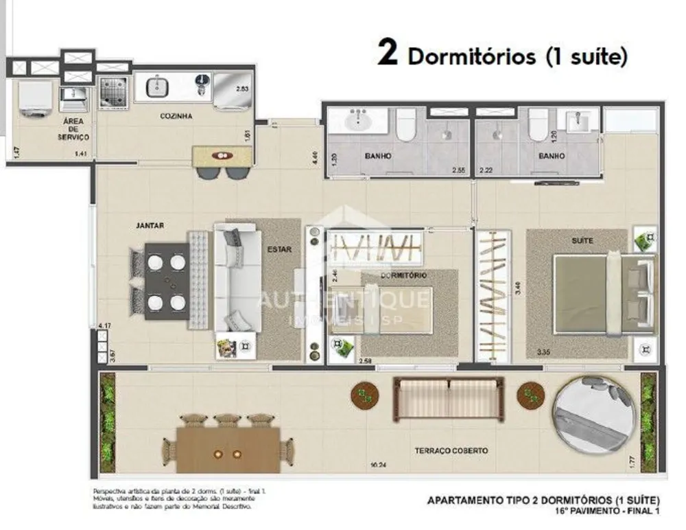 Apartamento, 1 quarto, 48 m² - Foto 34