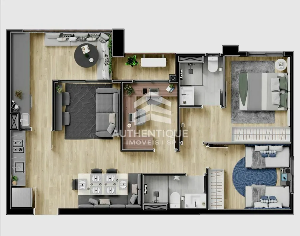 Apartamento, 3 quartos, 66 m² - Foto 20