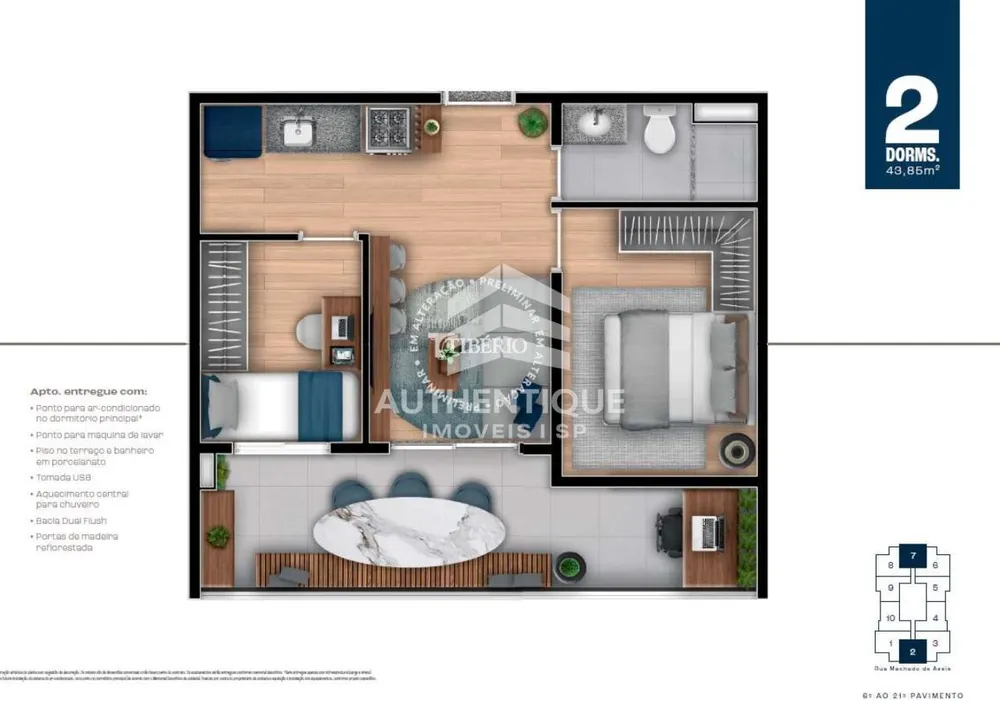 Apartamento, 1 quarto, 40 m² - Foto 6