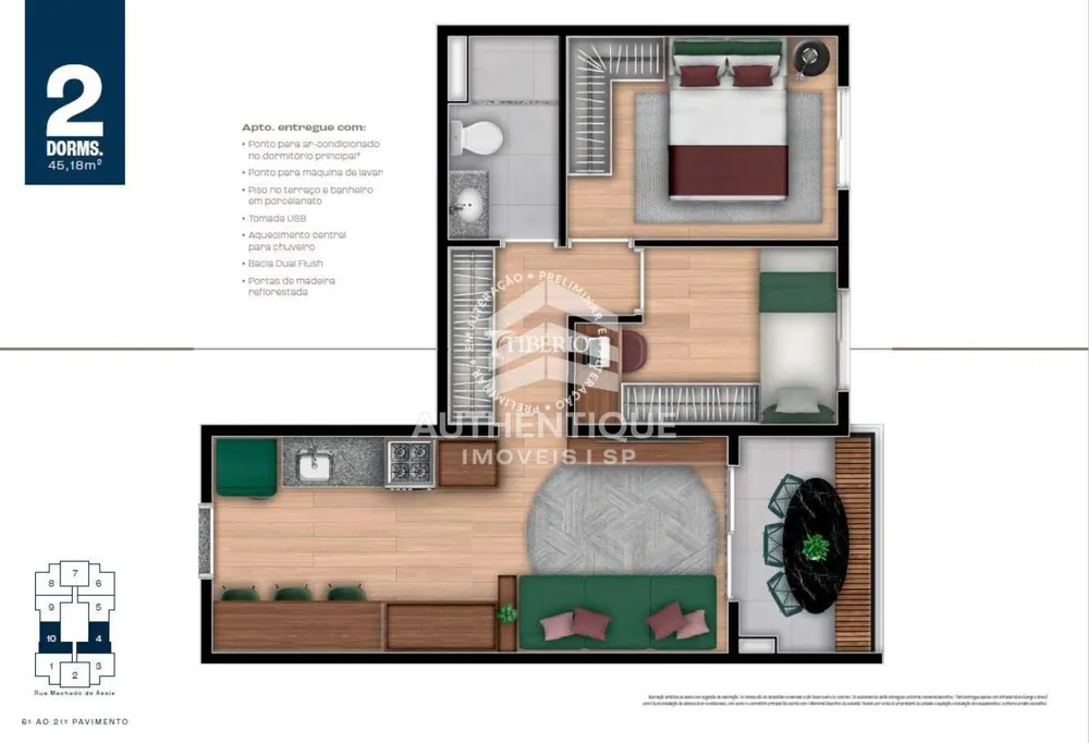 Apartamento, 1 quarto, 40 m² - Foto 16