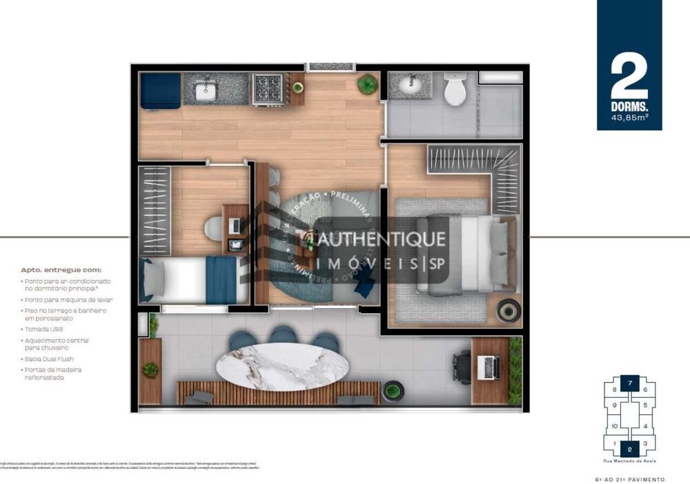 Apartamento, 1 quarto, 40 m² - Foto 4
