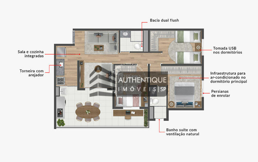 Apartamento à venda com 1 quarto, 50m² - Foto 8