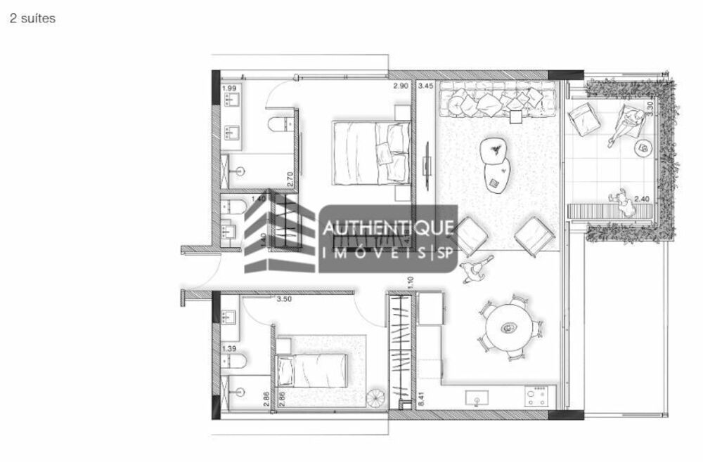 Apartamento, 2 quartos, 66 m² - Foto 4