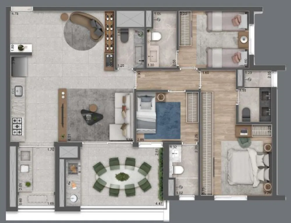 Apartamento, 3 quartos, 81 m² - Foto 12