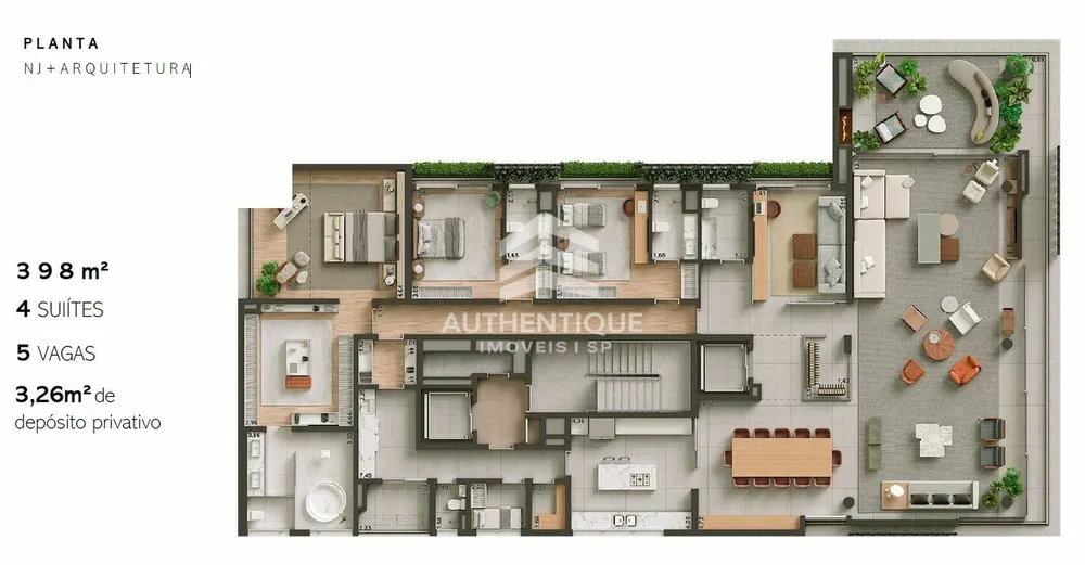 Cobertura, 4 quartos, 620 m² - Foto 9