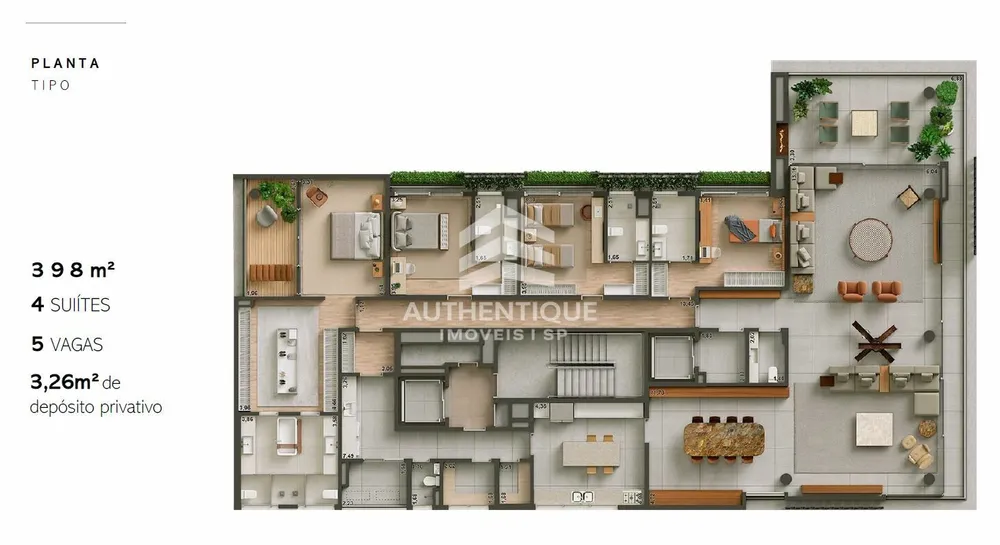 Cobertura, 4 quartos, 620 m² - Foto 10
