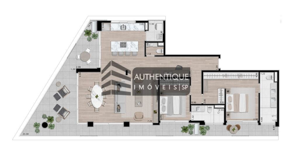 Apartamento, 1 quarto, 62 m² - Foto 8