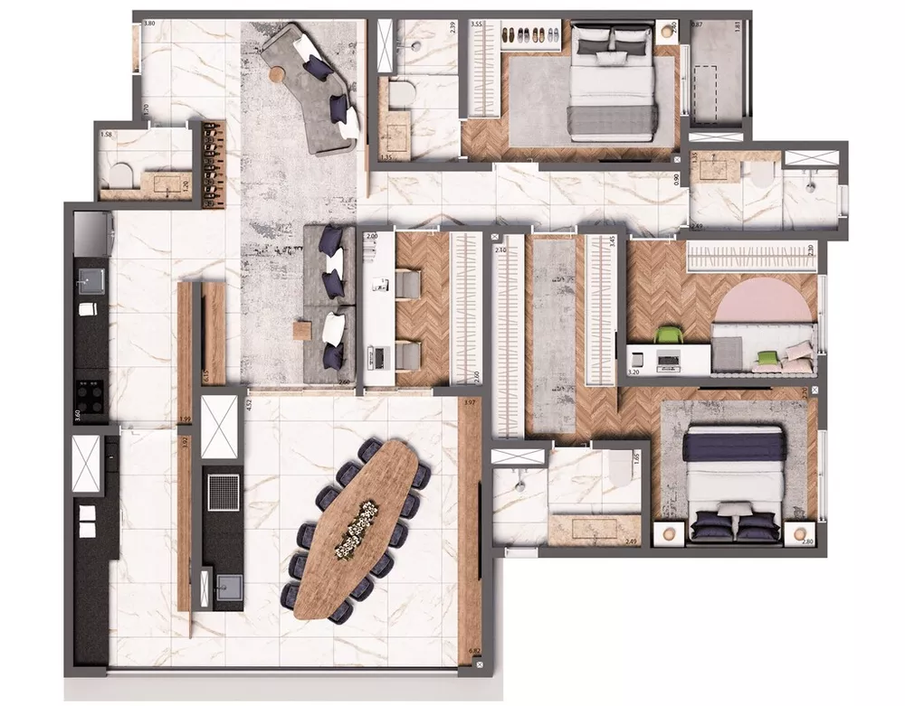 Apartamento, 3 quartos, 123 m² - Foto 4