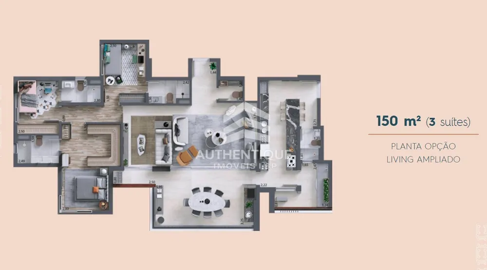 Apartamento, 3 quartos, 150 m² - Foto 10