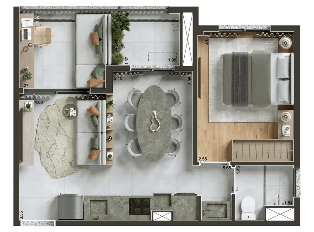 Apartamento, 1 quarto, 29 m² - Foto 35