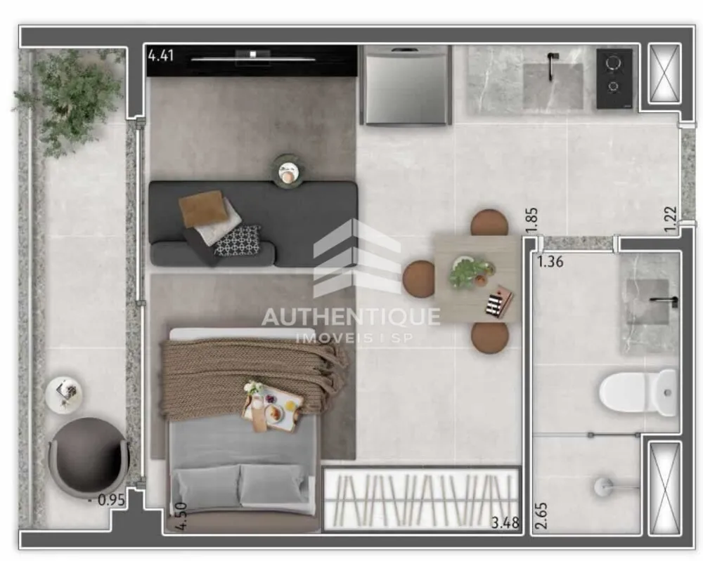 Apartamento, 1 quarto, 27 m² - Foto 19