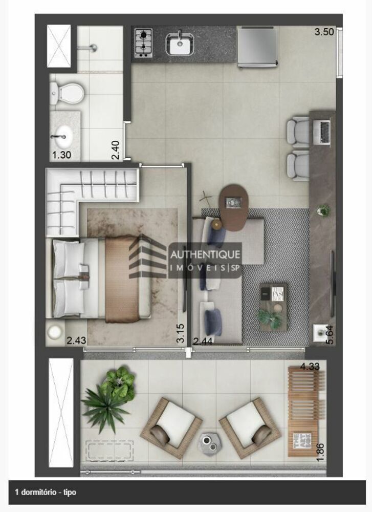 Apartamento, 1 quarto, 24 m² - Foto 34