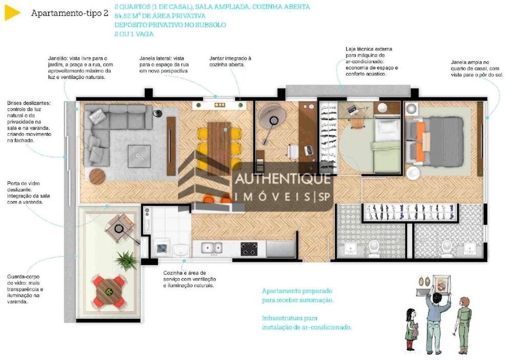 Apartamento, 2 quartos, 85 m² - Foto 26