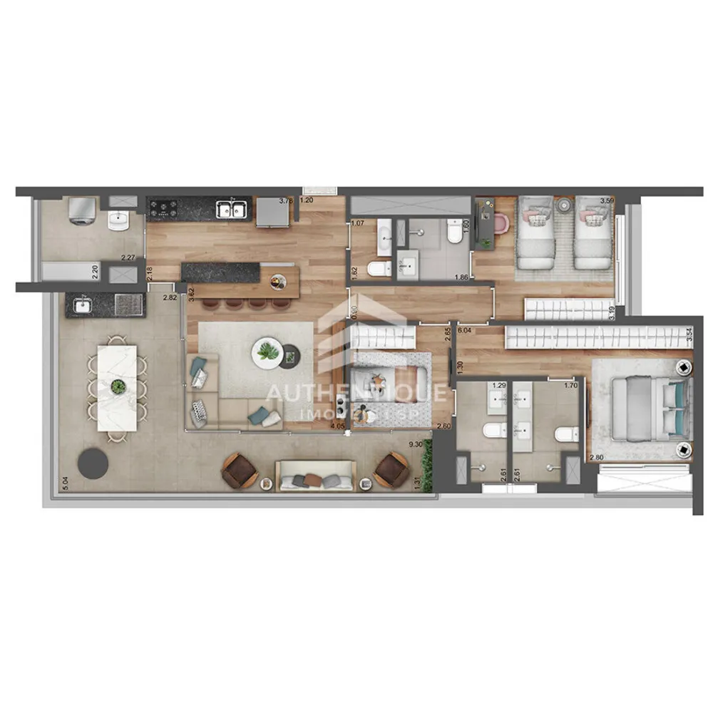 Apartamento, 3 quartos, 115 m² - Foto 5