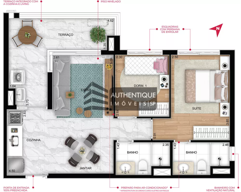 Apartamento à venda com 3 quartos, 83m² - Foto 13