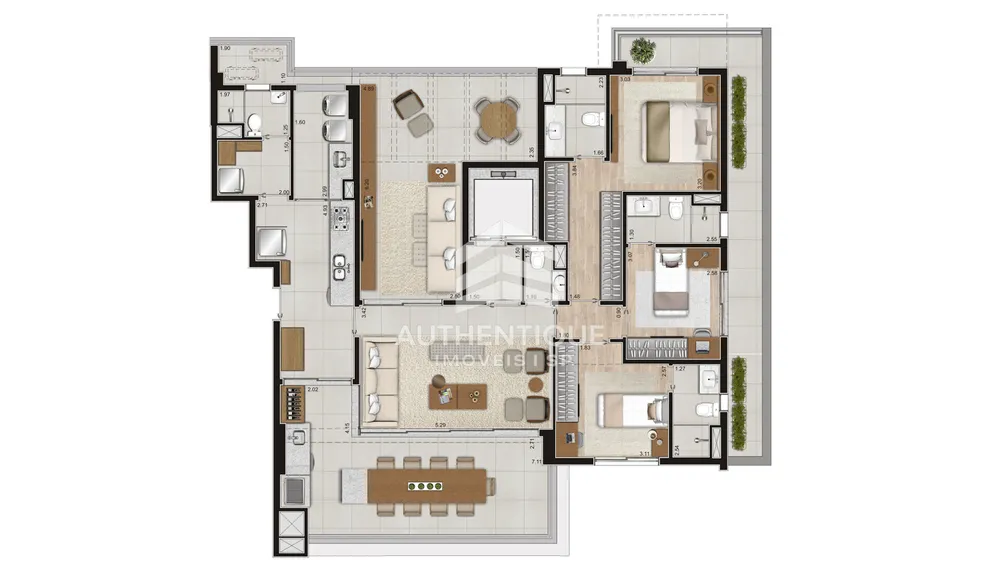 Apartamento, 3 quartos, 150 m² - Foto 14