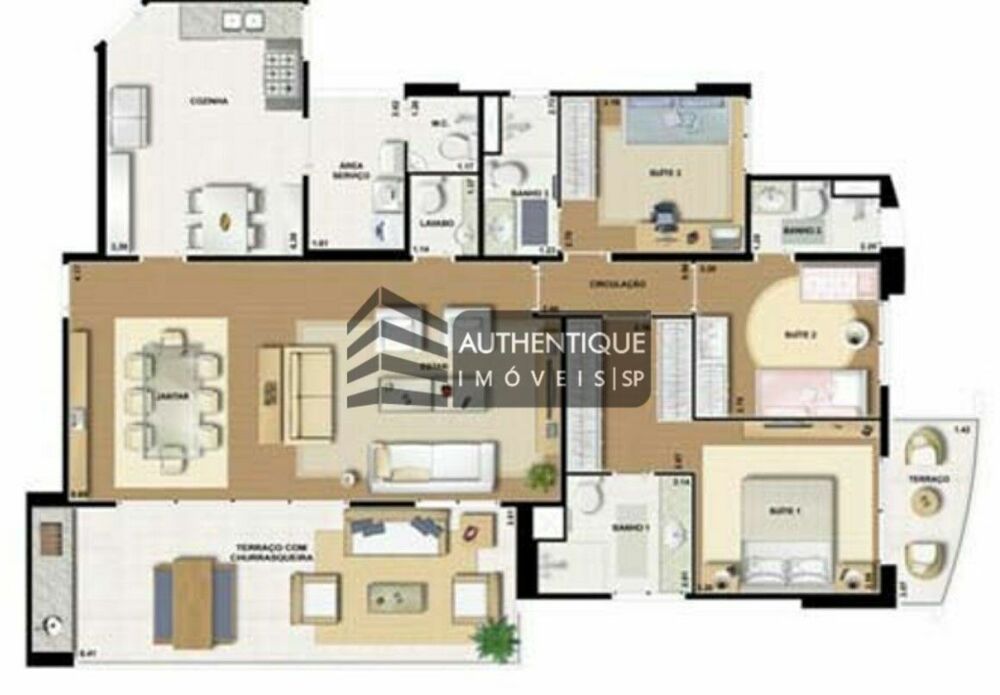 Apartamento, 3 quartos, 147 m² - Foto 4