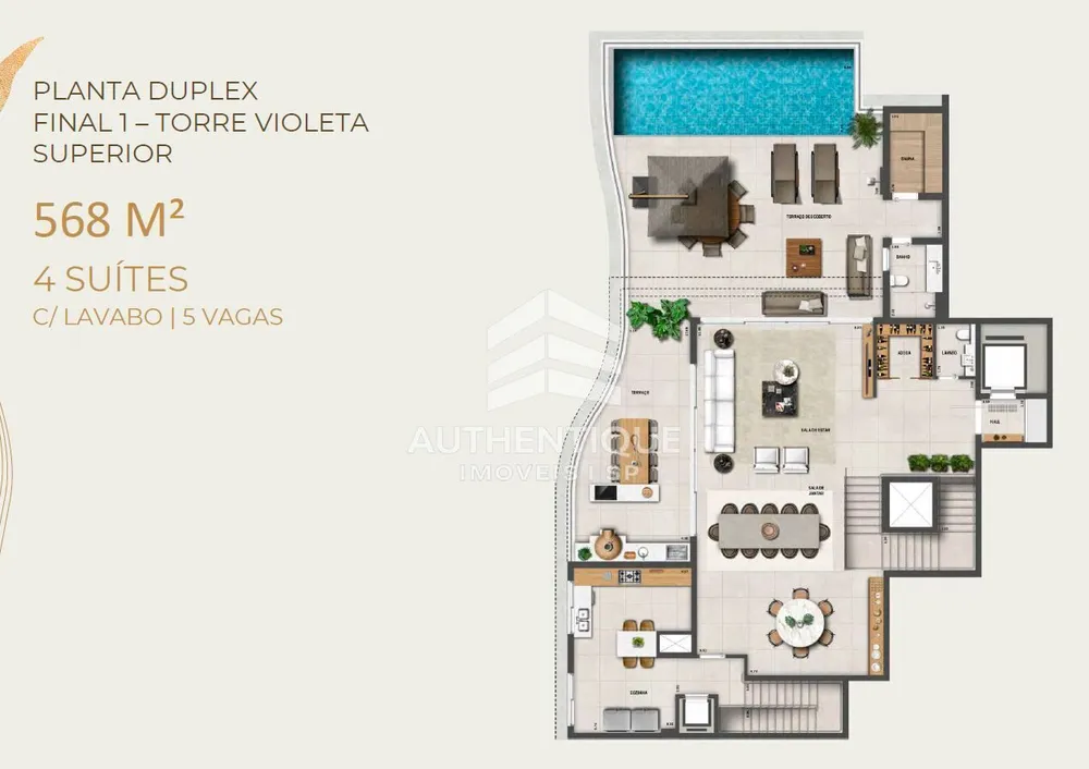 Apartamento, 4 quartos, 222 m² - Foto 7