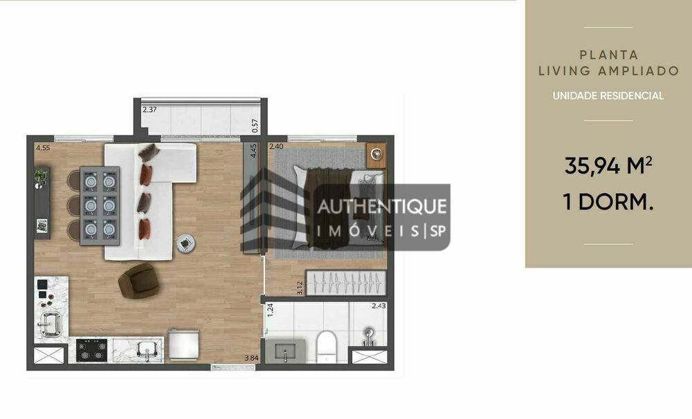 Apartamento, 2 quartos, 103 m² - Foto 8