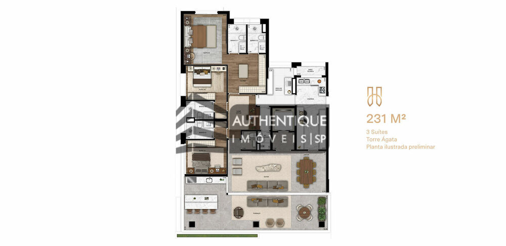 Apartamento, 4 quartos, 301 m² - Foto 10