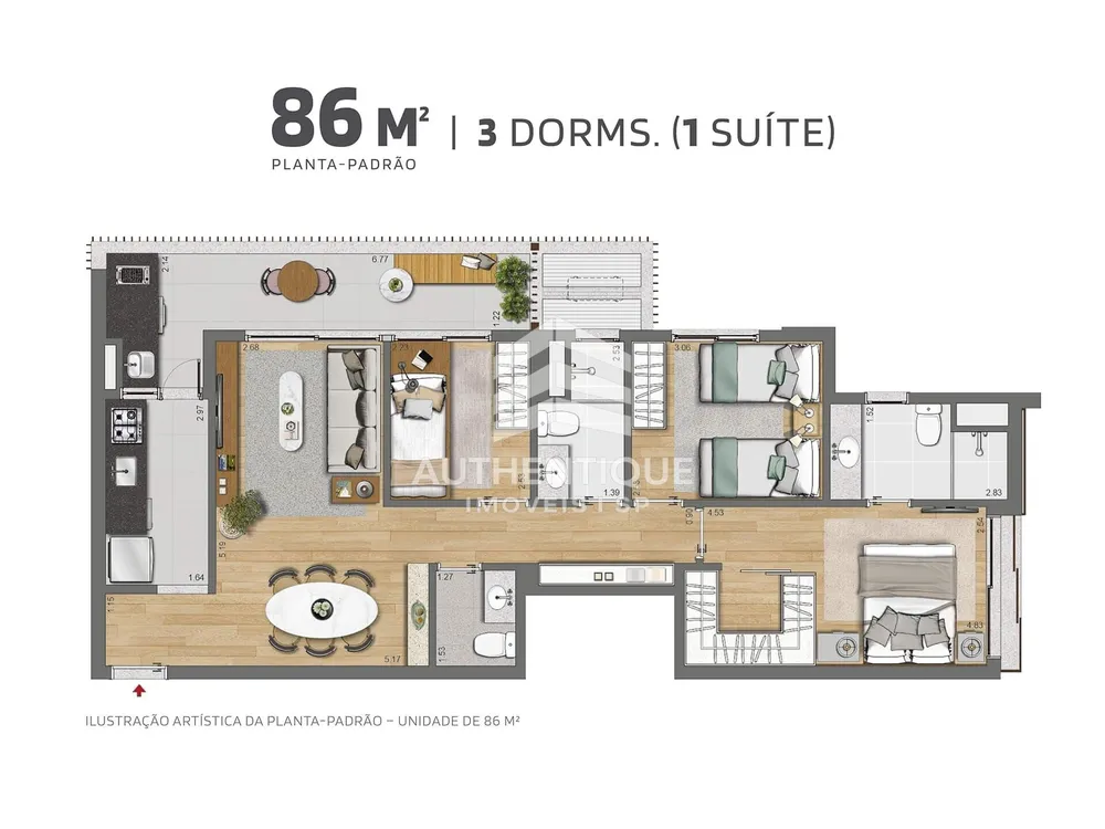 Apartamento, 3 quartos, 71 m² - Foto 16
