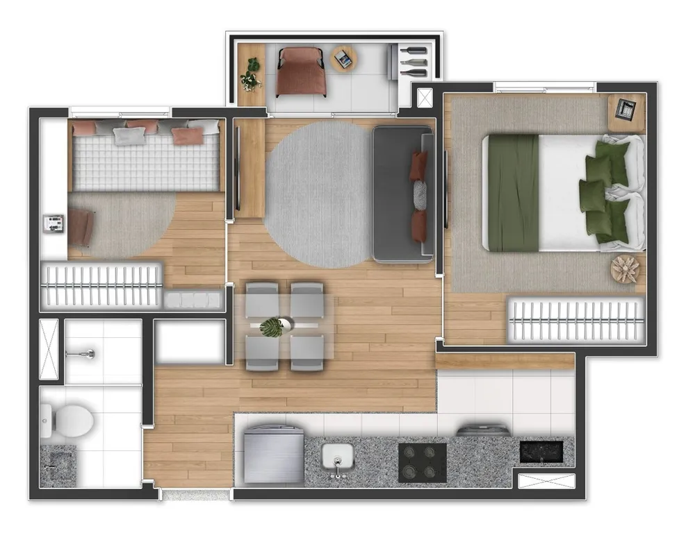 Apartamento, 3 quartos, 100 m² - Foto 11