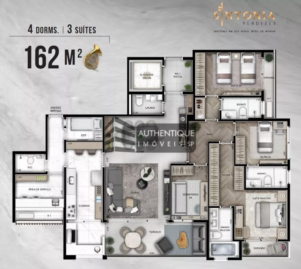 Apartamento à venda com 3 quartos, 106m² - Foto 26