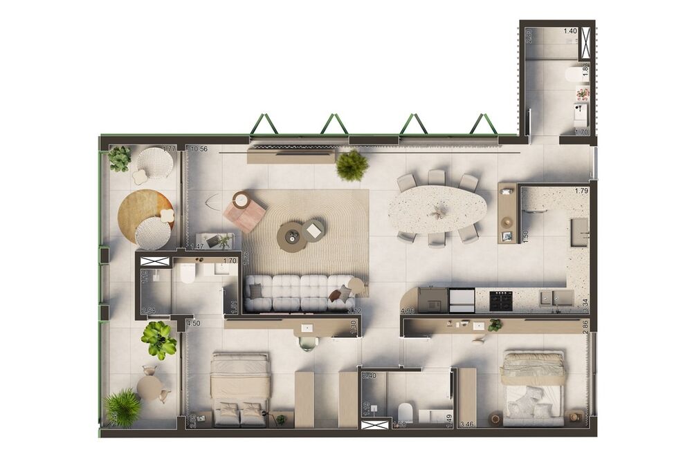 Apartamento, 2 quartos, 112 m² - Foto 10