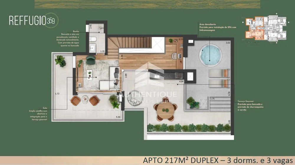 Cobertura, 3 quartos, 217 m² - Foto 5