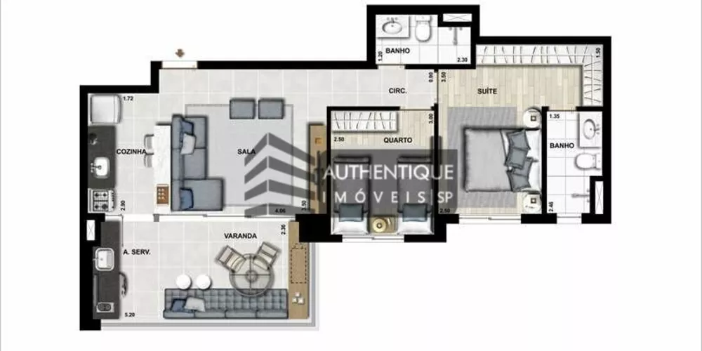 Apartamento, 2 quartos, 68 m² - Foto 19